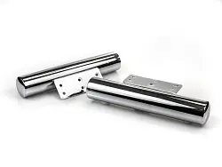 Опора горизонтальная h40 L220 (хром.)